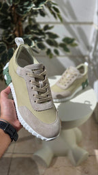 Hermes Beige Casual Sneakers
