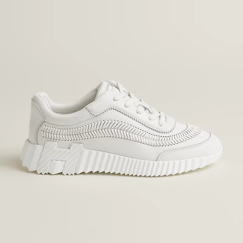 Urban Wave Chunky Sneakers (White)