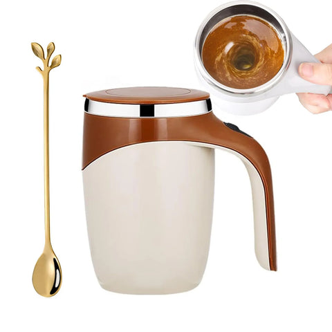 380mL Self Stirring Mug with Lid