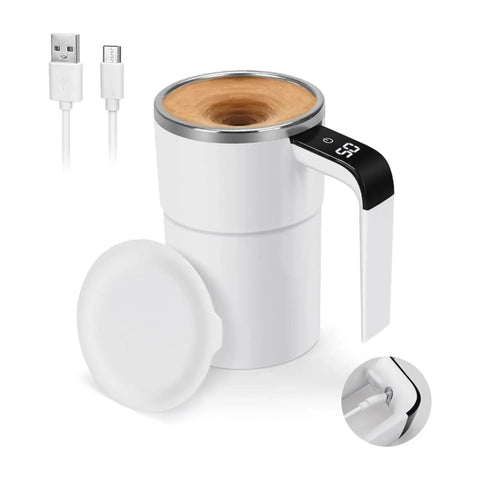 380mL Self Stirring Mug with Lid