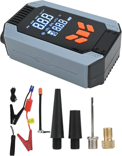 Emergency Jump Starter with free air compressor