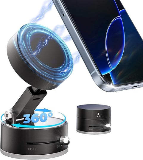 Vacuum Magnetic Car Phone Holder