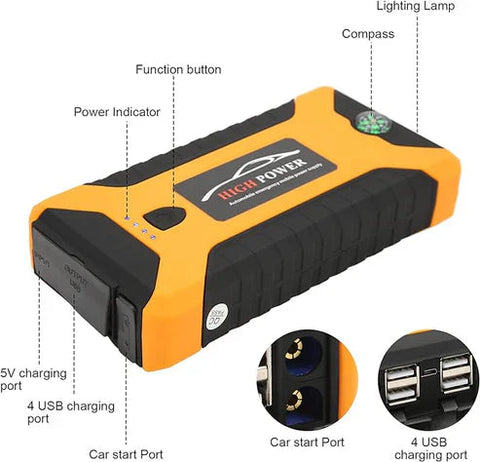 Emergency Portable Jumper Starter
