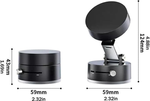 Vacuum Magnetic Car Phone Holder